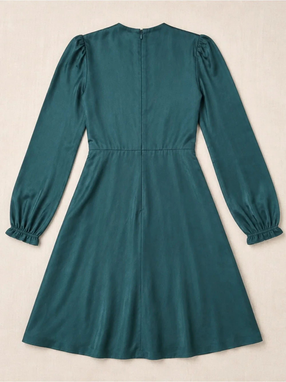 Le Lis Teal Long-Sleeve Mini Dress NWT